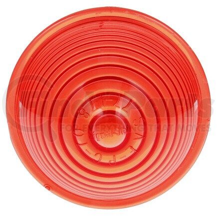 9004 by TRUCK-LITE - Signal-Stat Marker Light Lens - Beehive, Red, Acrylic, Snap-Fit Mount