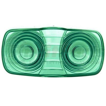 9007G by TRUCK-LITE - Signal-Stat Marker Light Lens - Oval, Green, Acrylic, Snap-Fit Mount