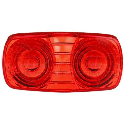 9006 by TRUCK-LITE - Signal-Stat Marker Light Lens - Oval, Red, Acrylic, Snap-Fit Mount