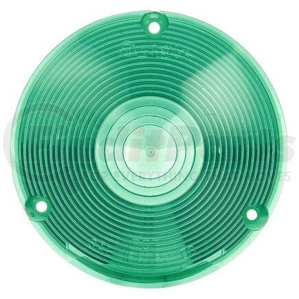 9016G by TRUCK-LITE - Signal-Stat Pedestal Light Lens - Signal-Stat, Round, Green, Acrylic, For Pedestal Lights, 3 Screw