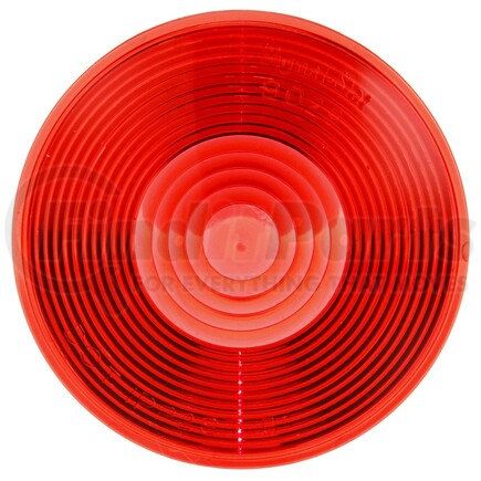 9029 by TRUCK-LITE - Signal-Stat Tail Light Lens - Round, Red, Acrylic, For Snap Ring Lights, Snap-Fit