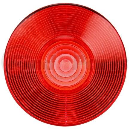 9041 by TRUCK-LITE - Signal-Stat Replacement Lens - Round, Red, Polycarbonate, For 3751, 3752, 3851, Front, Rear Lighting (540D, 541), Snap-Fit