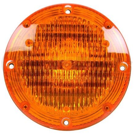 90326Y by TRUCK-LITE - Turn Signal Light - Incandescent, Yellow Round Lens, 1 Bulb, 4 Screw Mount, 12V