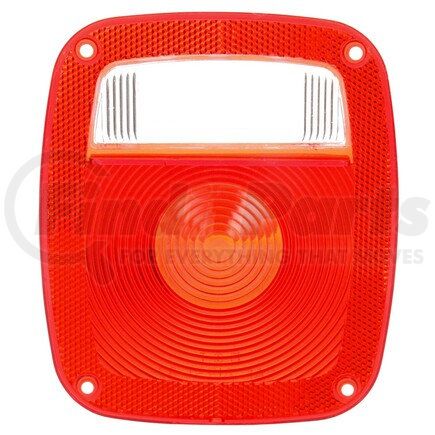 9071 by TRUCK-LITE - Signal-Stat Rectangular Replacement Lens - Red, Polycarbonate, Replacement Lens for Box Lights (4015, 4016, 4017, 4018, 4023, 4024), 4 Screw