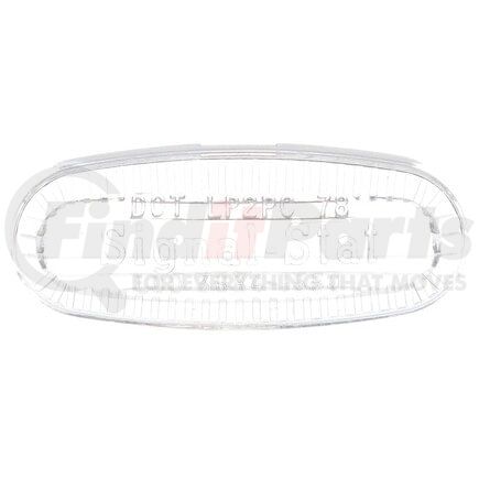 9059W by TRUCK-LITE - Signal-Stat Marker Light Lens - Rectangular, Clear, Polycarbonate, Snap-Fit Mount