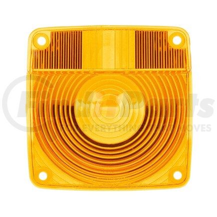 9078A by TRUCK-LITE - Signal-Stat Pedestal Light Lens - Signal-Stat, Square, Yellow, Acrylic, For Pedestal Lights (4854, 4855), 4 Screw