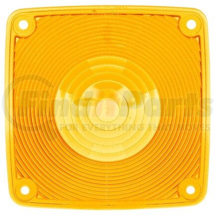 9083A by TRUCK-LITE - Signal-Stat Pedestal Light Lens - Signal-Stat, Square, Yellow, Polycarbonate, For Pedestal Lights (4872AA, 4805AY116, 4805AY117), 4 Screw