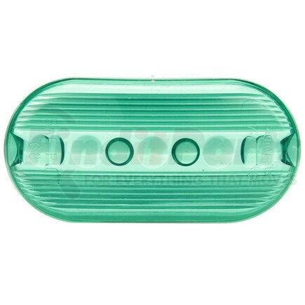 9093G by TRUCK-LITE - Signal-Stat Marker Light Lens - Oval, Green, Acrylic, Snap-Fit Mount
