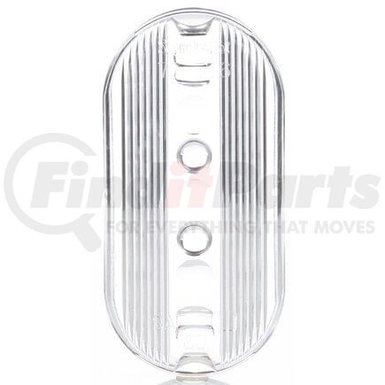 9093W by TRUCK-LITE - Signal-Stat Marker Light Lens - Oval, Clear, Acrylic, Snap-Fit Mount