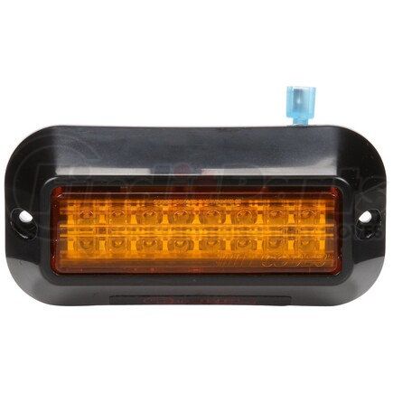 92696Y by TRUCK-LITE - Strobe Light - LED, 16 Diode, Rectangular Yellow, 5 Screw Bracket Mount, 12-24V