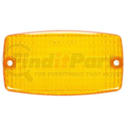 9372A by TRUCK-LITE - Signal-Stat Turn Signal Light Lens - Rectangular, Yellow, Polycarbonate, For Signal Lighting Lights (548, 549A), 2 Screw