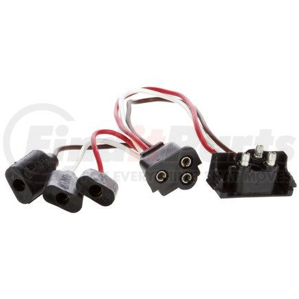 94760 by TRUCK-LITE - Brake / Tail / Turn Signal Light Plug - 16 Gauge GPT Wire, Stop/Turn/Tail Function, 6.0 in. Length