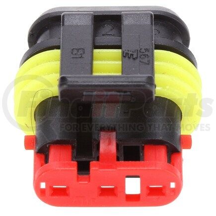 94766 by TRUCK-LITE - Brake / Tail / Turn Signal Light Plug - 16 Gauge GPT Wire, Stop/Turn/Tail Function