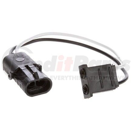 95332 by TRUCK-LITE - Marker Clearance/Interior Utility and Dome Light Plug - 16 Gauge GPT Wire, 19 Series Male Pin Plug, Packard Connector 12010973, 7.5 in.