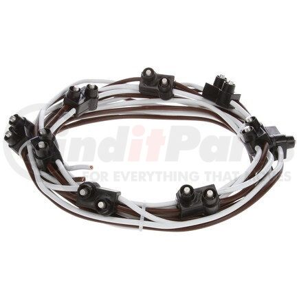 95452 by TRUCK-LITE - Marker Light Wiring Harness - 9 Plug, 128 in. Length