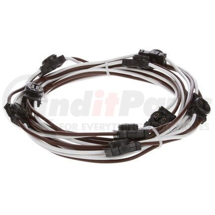95462 by TRUCK-LITE - Marker Light Wiring Harness - 9 Plug, 128 in. Length