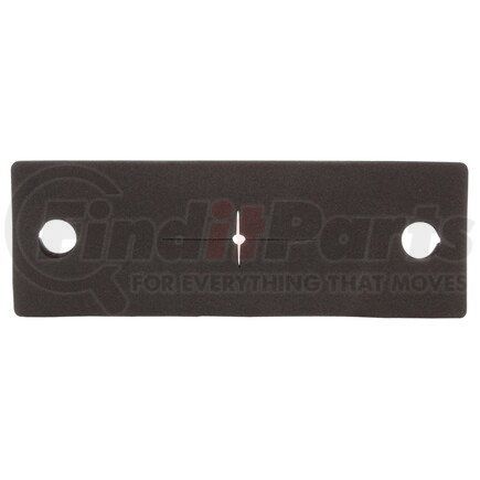 97036 by TRUCK-LITE - Marker Light Gasket - Rectangular, Sealing, Black Foam, For 21 Series