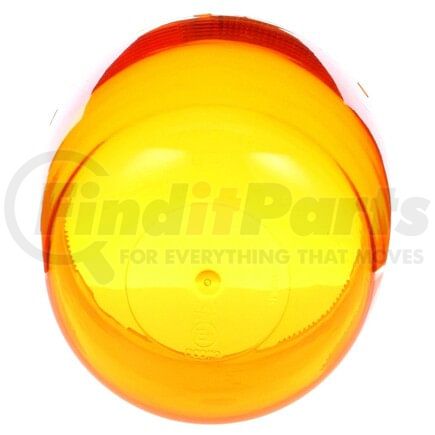 9723A by TRUCK-LITE - Signal-Stat Beacon Light Lens - Round, Yellow, Acrylic, Replacement Lens for Beacons (6822A, 6823A), Snap-Fit