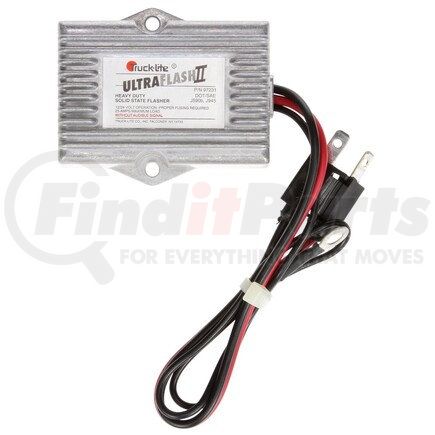 97231 by TRUCK-LITE - Flasher Module - Heavy-Duty Solid-State, Aluminum, 90fpm, Bi-Polar Plug/Ring Terminal, 12-24V