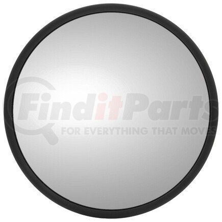 97614 by TRUCK-LITE - Door Blind Spot Mirror - 8.5 in., Silver Steel, Round, Universal Mount, Heated