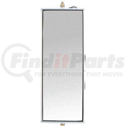 97631 by TRUCK-LITE - Door Mirror - 6 x 16 in., Silver Aluminum, Economy