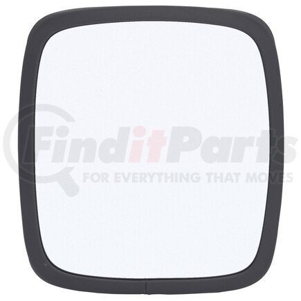 97670 by TRUCK-LITE - Door Blind Spot Mirror - 6 x 6 in., Black Stainless Steel, Rectangular, Universal Mount