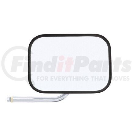 97681 by TRUCK-LITE - Door Mirror - 7.5 x 10.5 in., Silver Stainless Steel, Flat Mirror, Universal Door/Fender