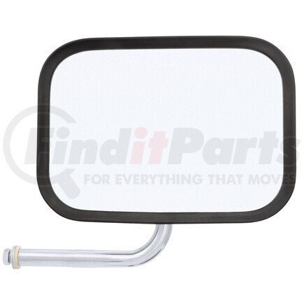 97682 by TRUCK-LITE - Door Mirror - 7.5 x 10.5 in., Silver Stainless Steel, Flat Mirror, Universal