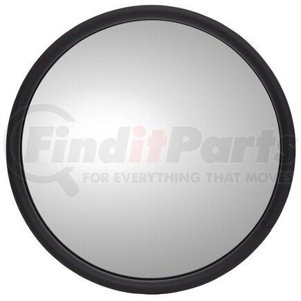 97820 by TRUCK-LITE - Door Blind Spot Mirror - 6 in., Black Steel, Round, Universal Mount