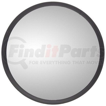 97816 by TRUCK-LITE - Door Blind Spot Mirror - 7.5 in., Black Stainless Steel, Round, Universal Mount