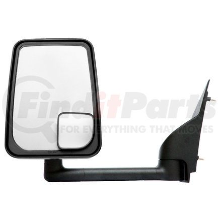 Velvac 714529 Door Mirror 2020 Standard Door Mirror - Black, 96" Body Width, Standard Head, Driver Side