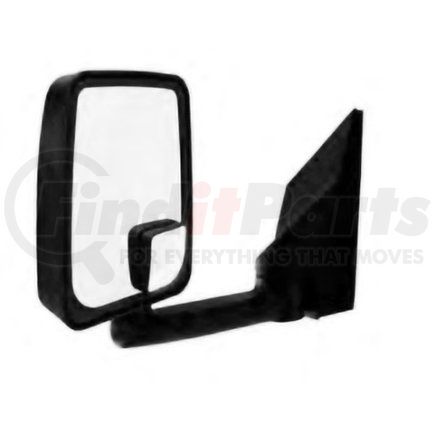 714535 by VELVAC - 2020 Standard Door Mirror - Black, 96" Body Width, Standard Head, Driver Side