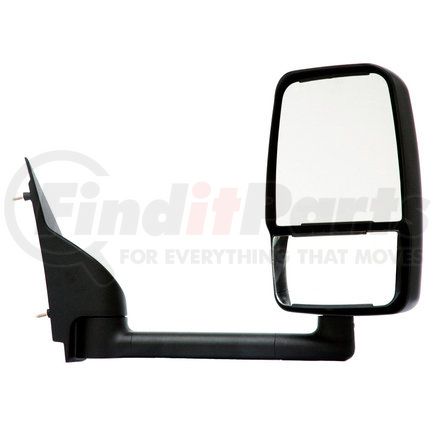 714592 by VELVAC - 2020 Deluxe Series Door Mirror - Black, 86" Body Width, Deluxe Head, Passenger Side