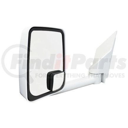 Velvac 714599 Door Mirror 2020 Standard Door Mirror - White, 86" Body Width, 9.50" Arm, Standard Head, Driver Side