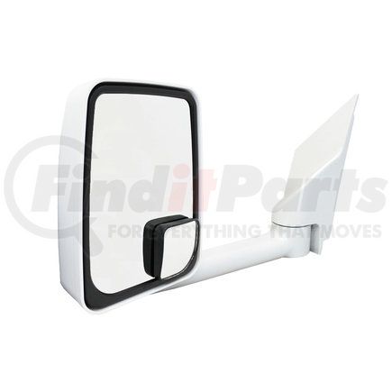 714597 by VELVAC - 2020 Standard Door Mirror - White, 86" Body Width, 9.50" Arm, Standard Head, Driver Side