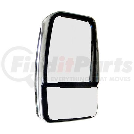 714607 by VELVAC - 2020 Deluxe Series Door Mirror - Chrome, Driver Side