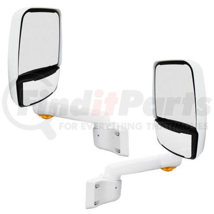 714756 by VELVAC - 2030 Series Door Mirror - 7" Radius Base, Driver and Passenger Side