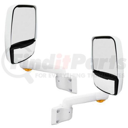 714834 by VELVAC - 2030 Series Door Mirror - 12" Radius Base, Driver and Passenger Side