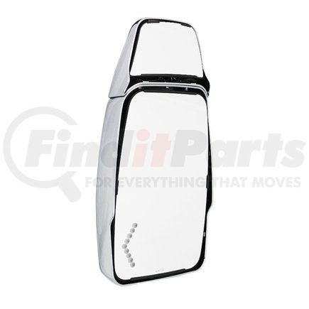 714989 by VELVAC - Door Mirror - Chrome, Driver Side