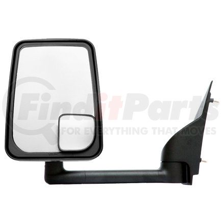 715465 by VELVAC - 2020 Standard Door Mirror - Black, 96" Body Width, 14.50" Arm, Standard Head, Driver Side