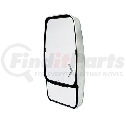 715554 by VELVAC - Door Mirror - Chrome, Passenger Side
