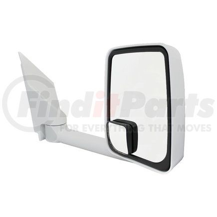 715682 by VELVAC - 2020 Standard Door Mirror - Silver, 96" Body Width, 14.50" Arm, Standard Head, Driver Side
