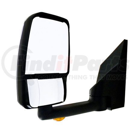 715751 by VELVAC - Door Mirror - 2020 Series, LH, Black, Remote, Manual, Lighted