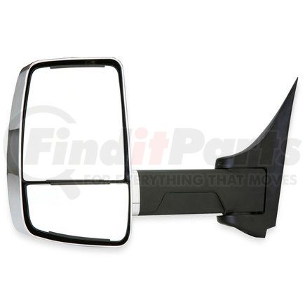 715973 by VELVAC - 2020XG Series Door Mirror - Chrome, 102" Body Width, Driver Side