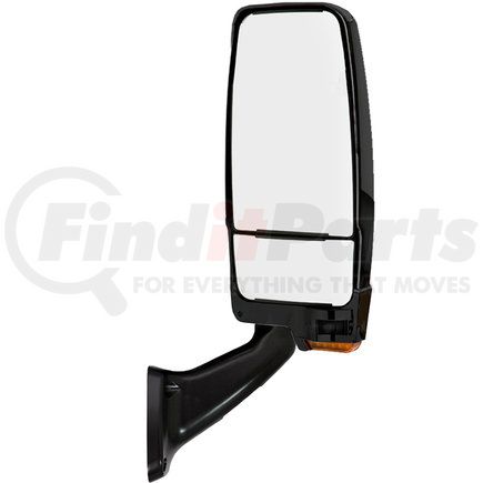 716218 by VELVAC - 2025 VMax II Series Door Mirror - Black, Passenger Side