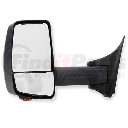 716323 by VELVAC - 2020XG Series Door Mirror - Black, 102" Body Width, Driver Side