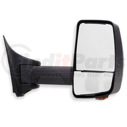 716342 by VELVAC - 2020XG Series Door Mirror - Black, 102" Body Width, Passenger Side