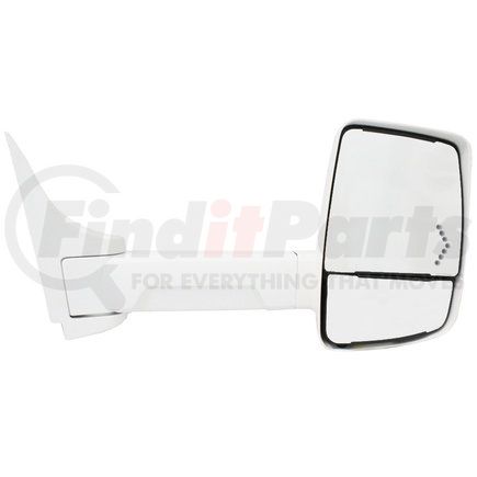 Velvac 716374 Door Mirror 2020XG Series Door Mirror - White, 102" Body Width, Passenger Side