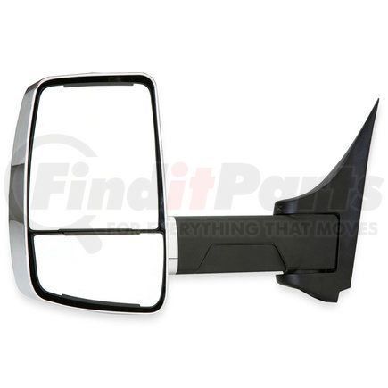 716403 by VELVAC - 2020XG Series Door Mirror - Chrome, 102" Body Width, Driver Side