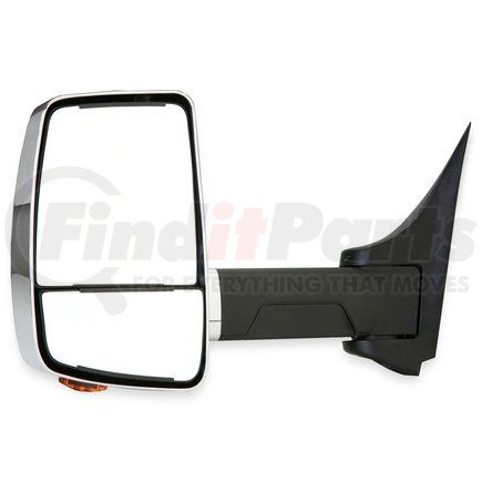 Velvac 716409 Door Mirror 2020XG Series Door Mirror - Chrome, 102" Body Width, Driver Side